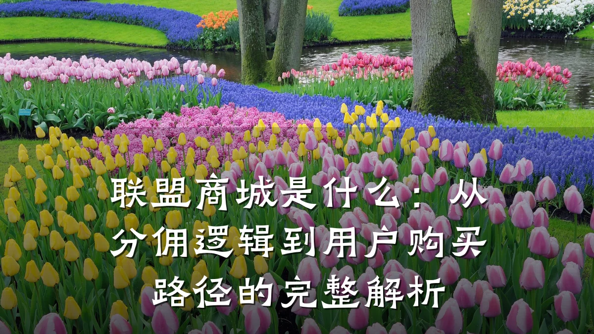 联盟商城是什么:从分佣逻辑到用户购买路径的完整解析