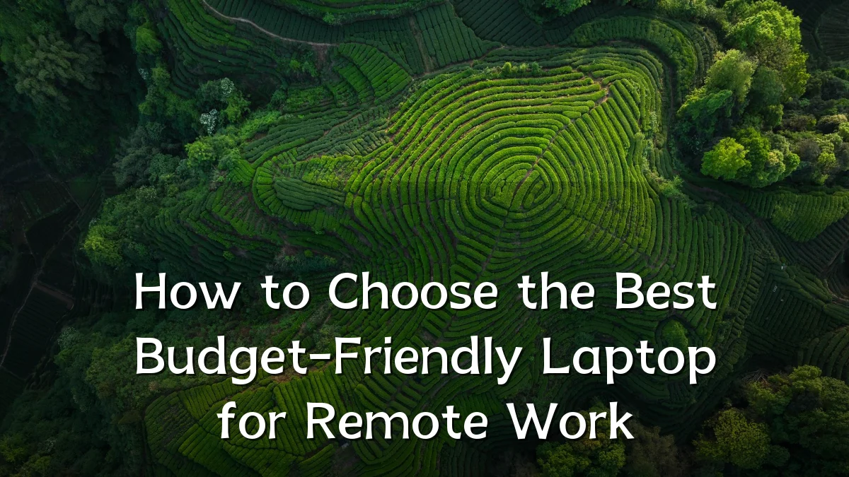 How to Choose the Best Budget-Friendly Laptop for Remote Work