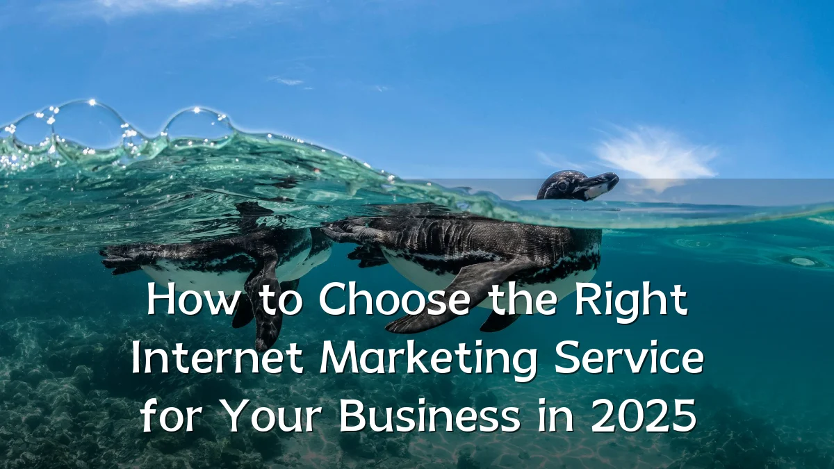How to Choose the Right Internet Marketing Service for Your Business in 2025