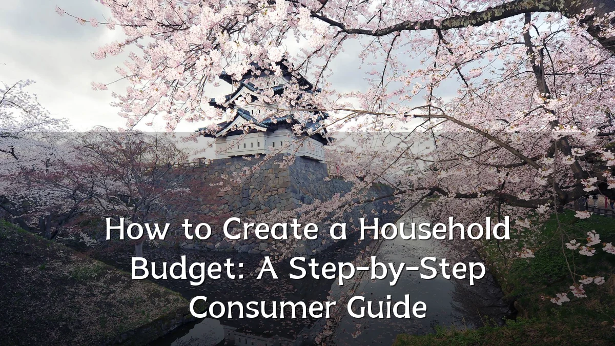 How to Create a Household Budget: A Step-by-Step Consumer Guide
