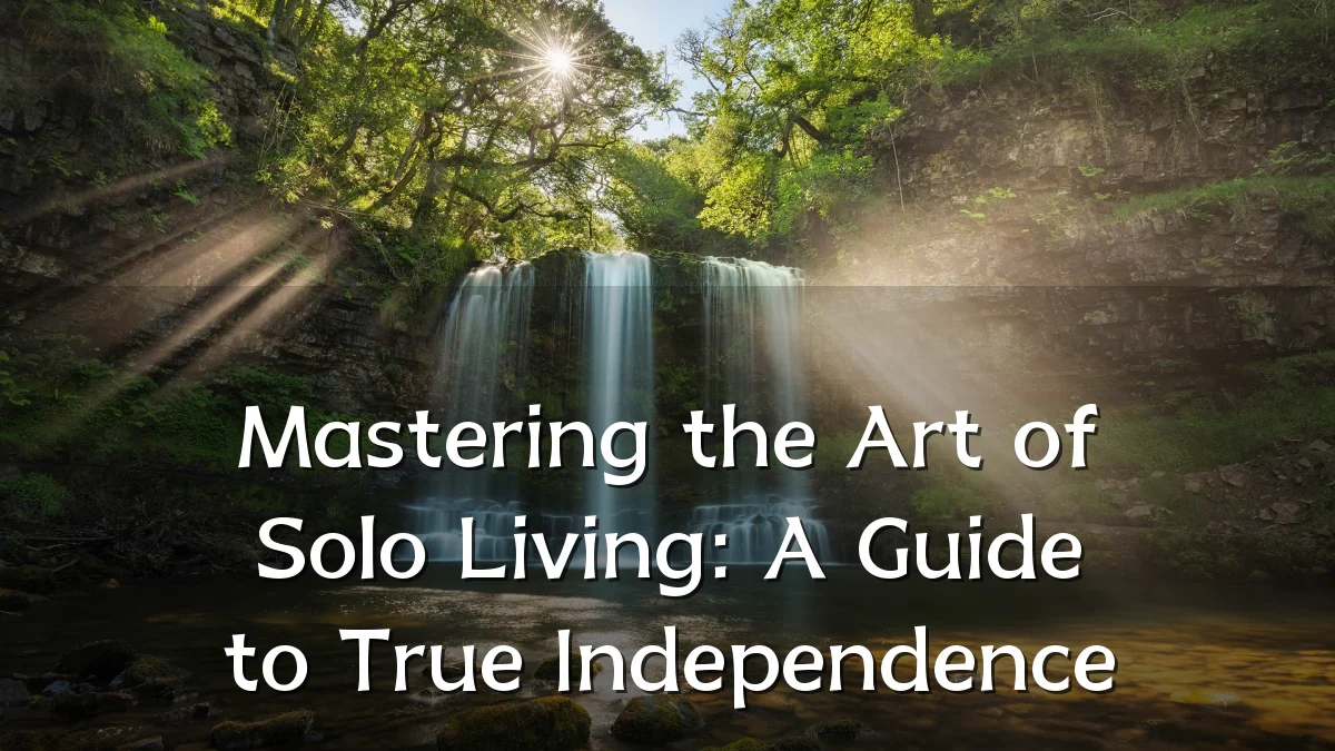 Mastering the Art of Solo Living: A Guide to True Independence