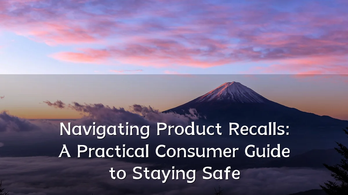 Navigating Product Recalls: A Practical Consumer Guide to Staying Safe