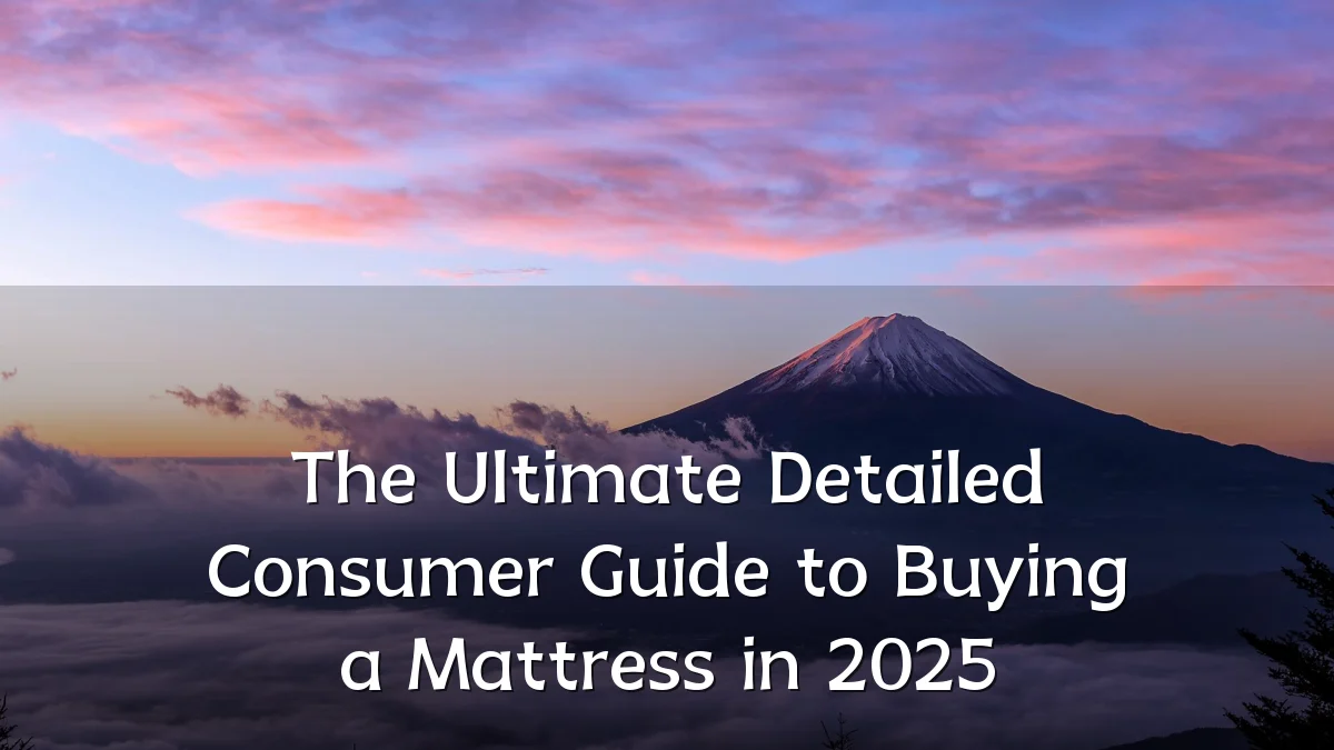 The Ultimate Detailed Consumer Guide to Buying a Mattress in 2025