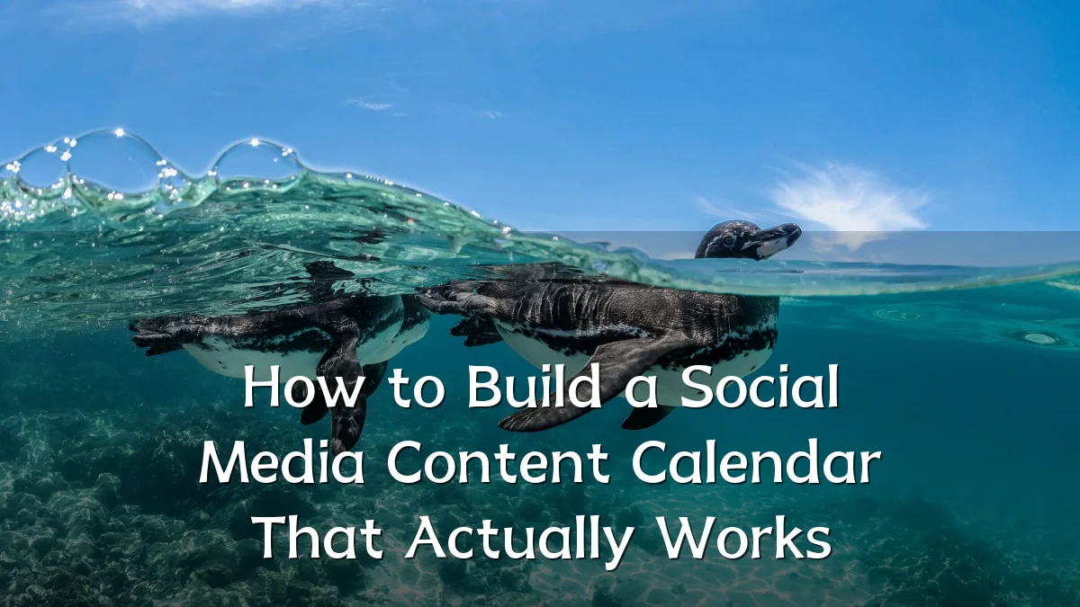 How to Build a Social Media Content Calendar That Actually Works