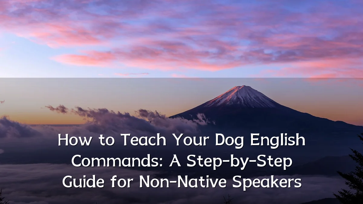 How to Teach Your Dog English Commands: A Step-by-Step Guide for Non-Native Speakers