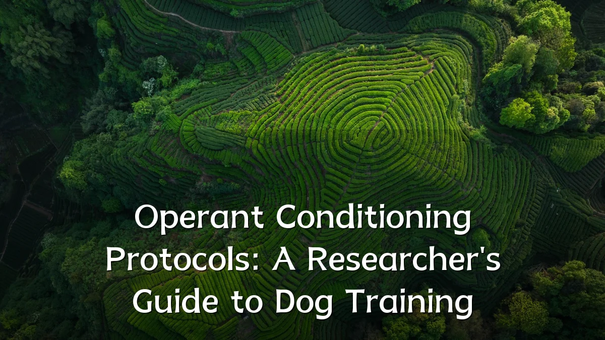 Operant Conditioning Protocols: A Researcher's Guide to Dog Training