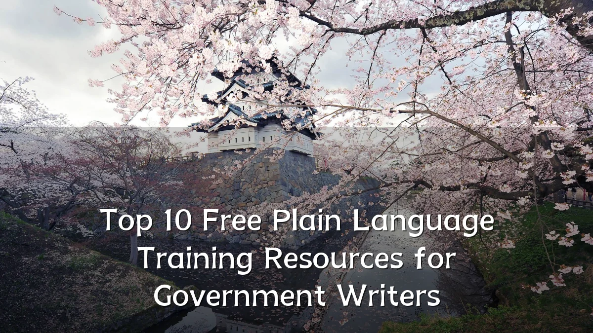 Top 10 Free Plain Language Training Resources for Government Writers