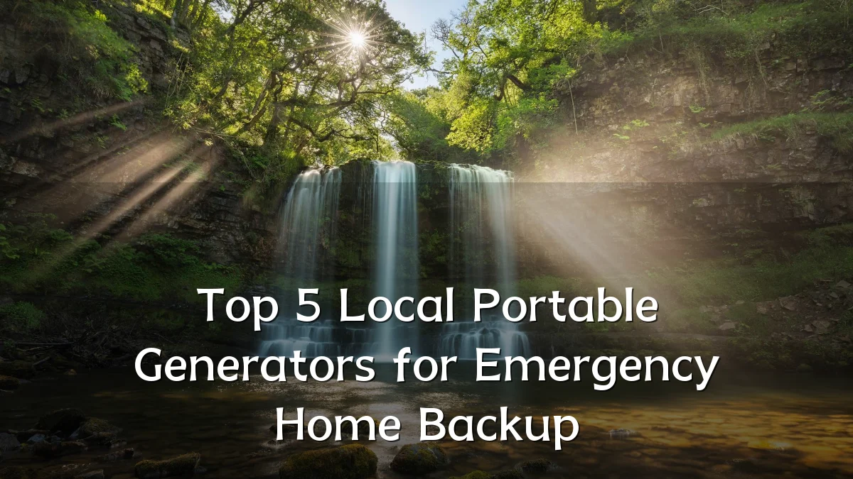 Top 5 Local Portable Generators for Emergency Home Backup