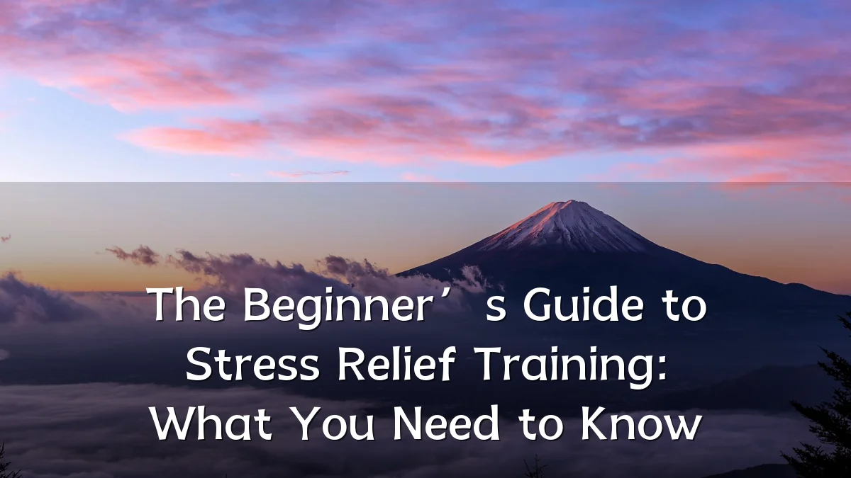The Beginner’s Guide to Stress Relief Training: What You Need to Know