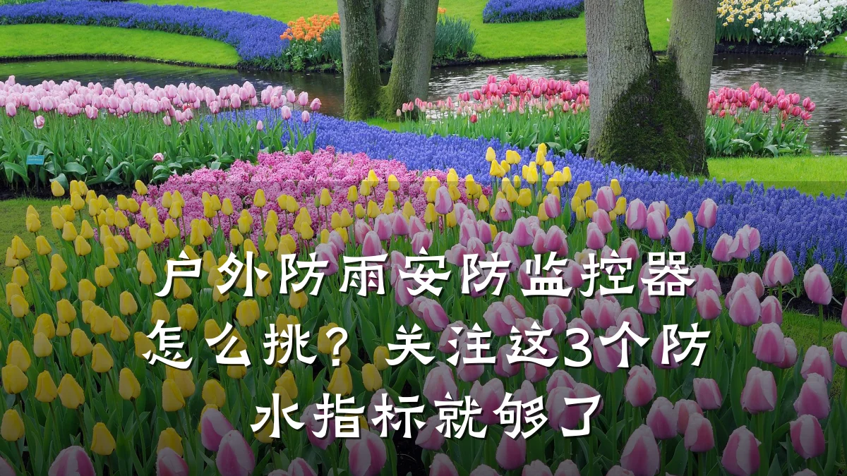 户外防雨安防监控器怎么挑?关注这3个防水指标就够了
